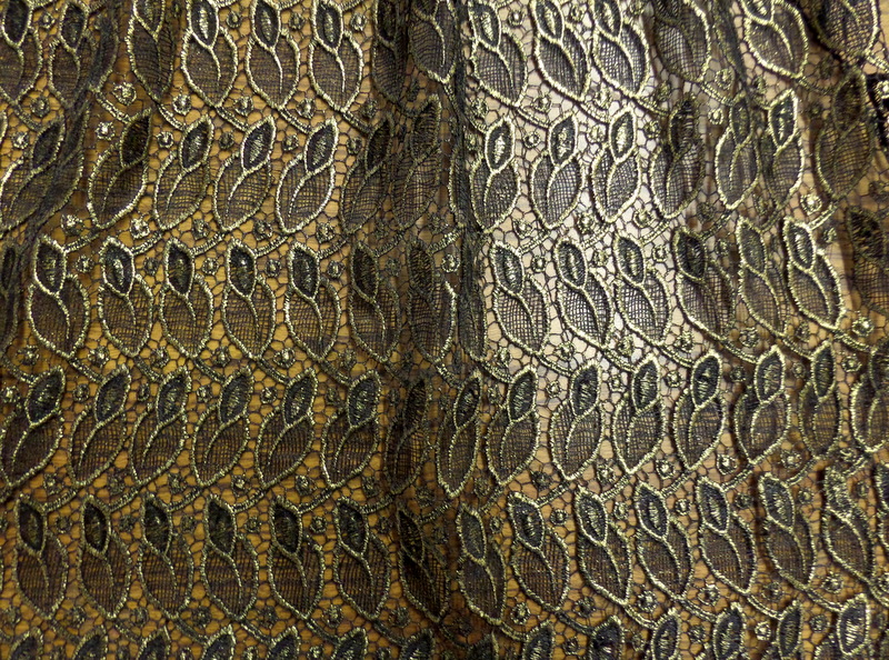 7. Gold Novelty Fabric #4
